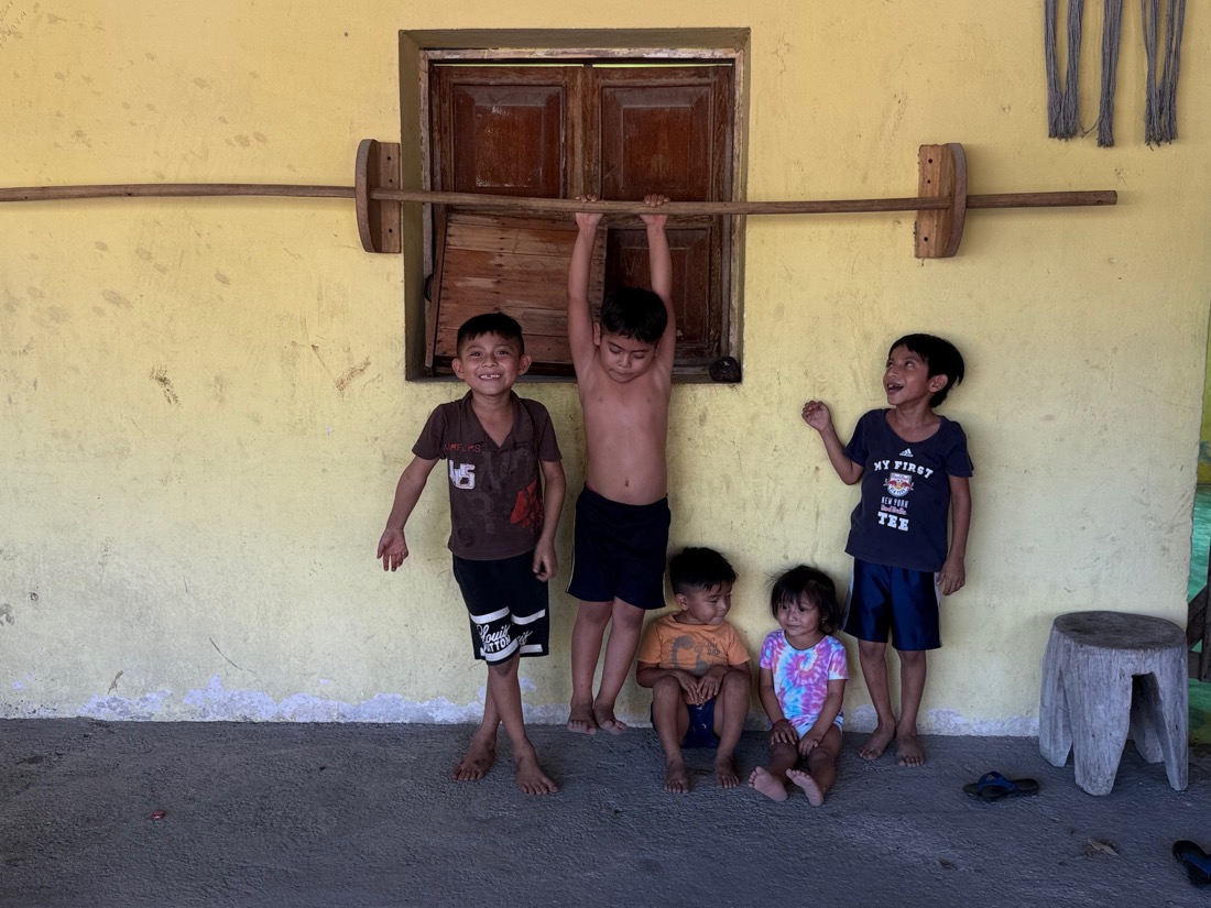 children in the village, Mexico